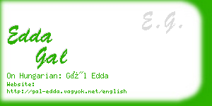 edda gal business card